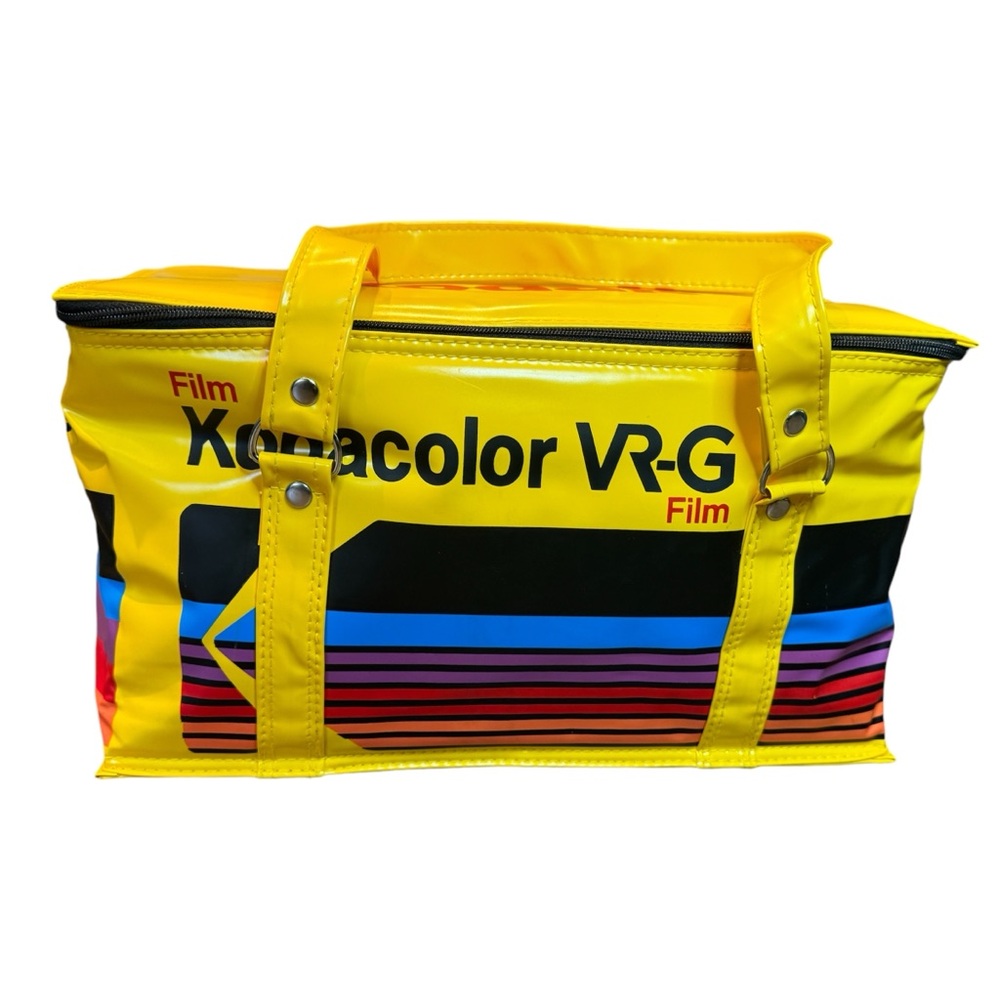 Vintage 80s KODAK Kodacolor VR-G Film Promo Cooler Bag Retro Advertising Vinyl - Picture 3 of 16